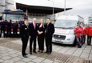 New Red Cross fire support vehicle