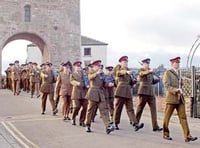 Freedom parade for RE Militia