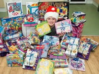 Ethan’s Christmas surprise for young hospital patients