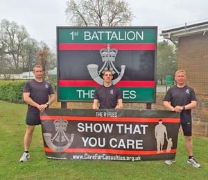Soldiers are distance runners