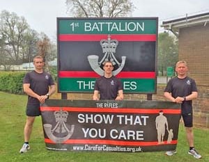 Soldiers are distance runners