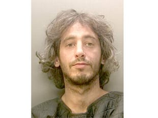 Caravan park yob is back behind bars