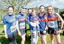 Runners take on the Kymin