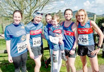 Runners take on the Kymin