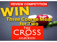 Win a 3 course meal for two at The Cross, Aylburton.