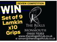 Win a set of 9 Lamkin x10 grips from the Golf Shop at Rolls of Monmouth Golf Club