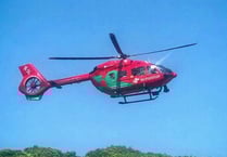 Skate park scooter boy  airlifted to hospital