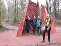 New artwork unveiled on Forest’s Sculpture Trail
