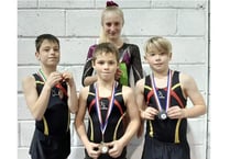 Gymnasts turn on the style in competition and shows