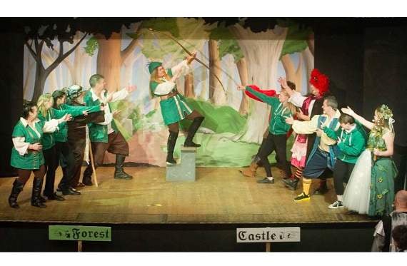 Robin and his Merry Men in town hall takeover