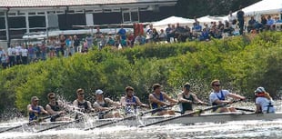 Oarsome 800 rowers launch on Wye