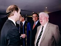 Tributes to man who gave name to theatre