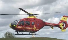 Man airlifted after two hurt in workplace accident