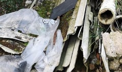 Building rubble investigation over asbestos