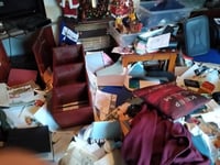 Man's house trashed and fires started in spate of vandalism