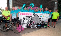 Charity cyclists have Land's End in MIND