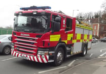 Horses rescued as trailer overturns on A40