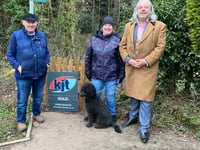 Gate helps keep boar out