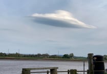 Giant “UFO” cloud spotted in sky over River Severn