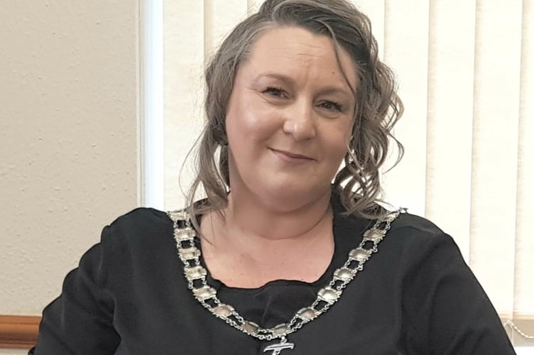 Lydney Mayor Tasha  Saunders