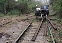 Full speed ahead for walking and cycling route on old railway line