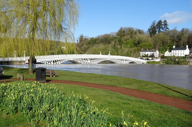 The Wye Bridge in Chepstow