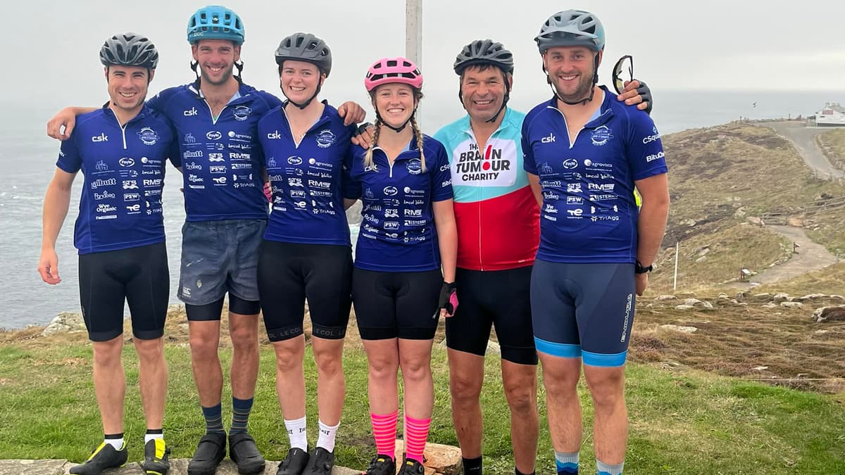 WestburyonSevern Young Farmers alumni cycle Land's End to John O