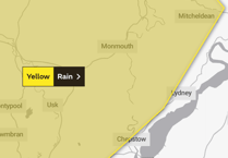 Weather warning for heavy rain across Monmouthshire