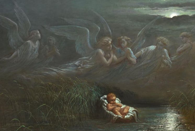 Gustave Doré’s ‘Moses in the Bulrushes’.