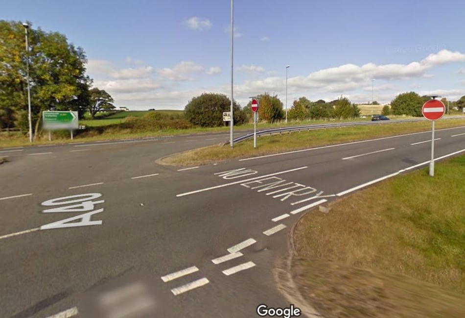 Elderly man and woman injured in accident blackspot collision