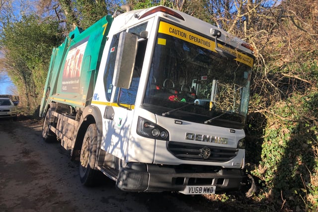 Binmen come to grief