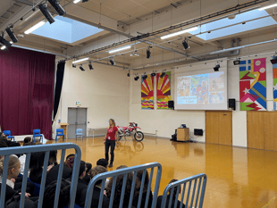 Motorcyclist explorer aims to inspire young minds closer to home