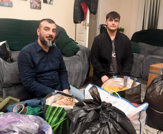 Caldicot family with relatives in earthquake disaster area make appeal for donations to help victims.