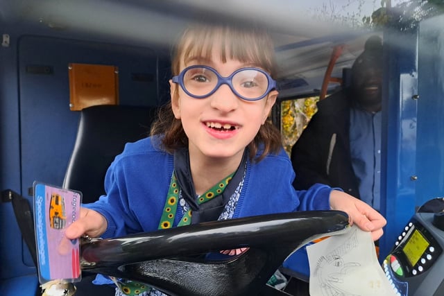 Double-decker birthday surprise for ‘bus nut’ Lottie
