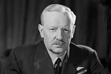 A headshot of "Bomber" Harris