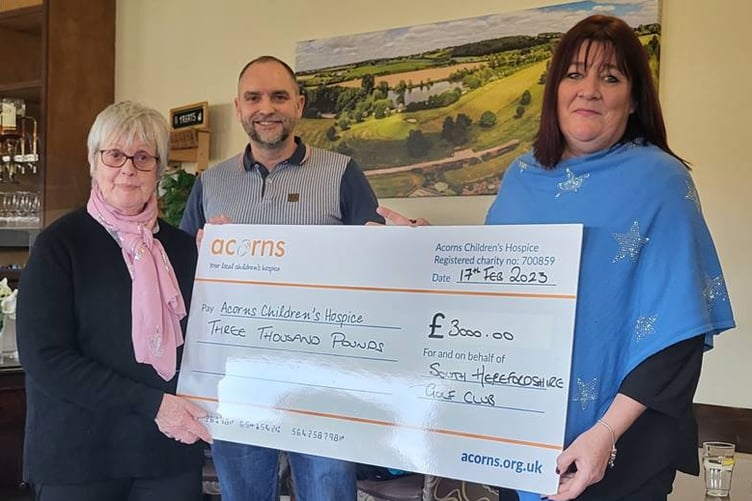 Acorns cheque presentation