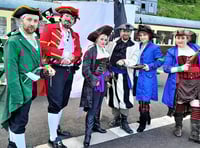 Can you solve a steam train murder to stop Captain Blackbeard?