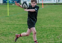 Hartpury student's academy helps young rugby players at Drybrook camp