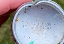 Nine year can found in community clean-up
