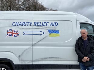 Vandals deface Ukraine aid vehicle with Russian war ‘Z’