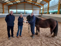 Ross Lions give money for horsing around