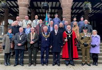 Public service praised by mayor in civic ceremony speech