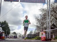 Corey is the first Forester in City of Newport Marathon