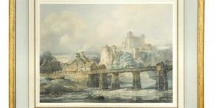 Watercolour of Chepstow Castle by Turner will go on show in town