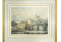 Watercolour of Chepstow Castle by Turner will go on show in town