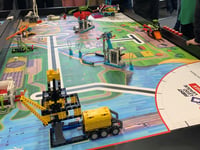John Kyrle High School students bring their robots for the Lego league