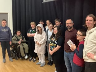 Library session for children’s author