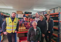 Housbuilder’s eggsellent gift to foodbank