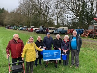 Unforgettable tractor run raises over £1,000 for Parkinson’s charity