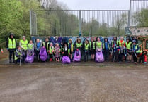Ashfield Park School Council tackles litter at Ross Skate Park